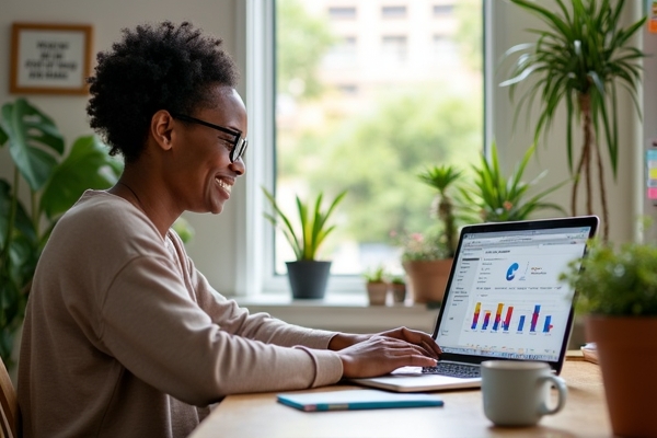 เจ้าของเว็บไซต์กำลังตรวจสอบสถิติการเข้าชมผ่าน Jetpack Stats