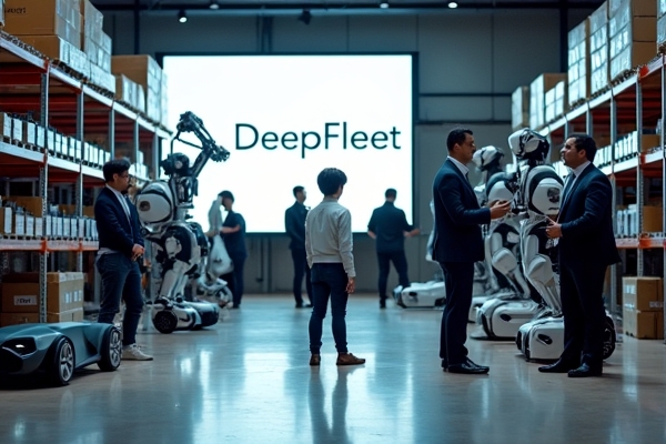 การเปิดตัว DeepFleet ของ Amazon ในคลังสินค้า
