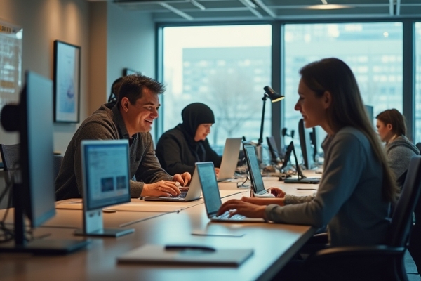 ภาพการทำงานร่วมกับ AI Solutions จาก iFLYTEK