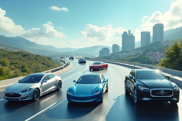 ภาพแสดงพัฒนาการของอุตสาหกรรมรถยนต์ไฟฟ้าในปัจจุบัน