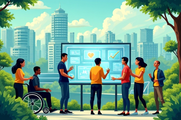 ภาพแสดงให้เห็นถึงการใช้ AI ในการส่งเสริมความยั่งยืน