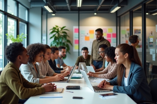 ภาพการทำงานร่วมกันในสตาร์ทอัพยุคใหม่